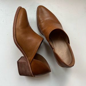 MADEWELL low cut bootie / mule with back and heel | SIZE 9